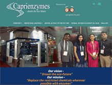 Tablet Screenshot of caprienzymes.com